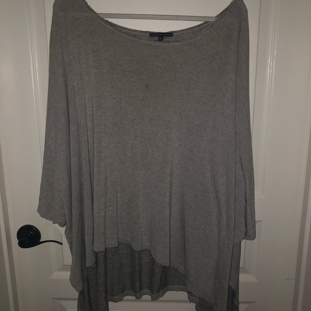 Oversized gray sweater